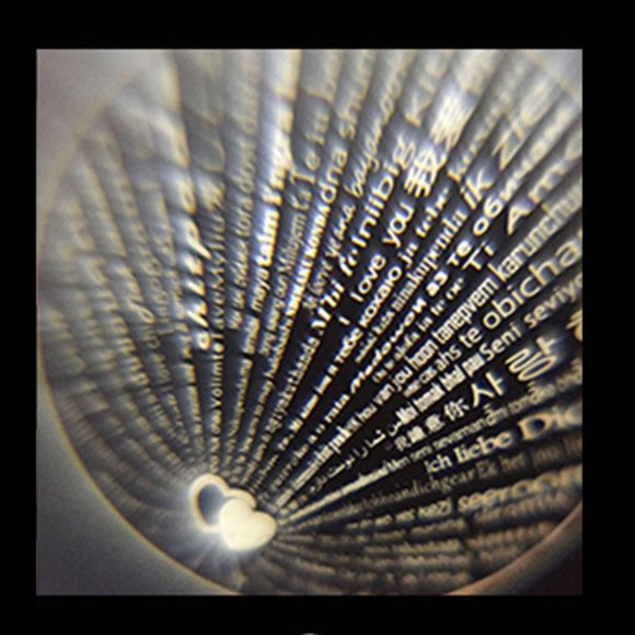 I Love You Gift Circle Stone Necklace - Picture 7 of 12